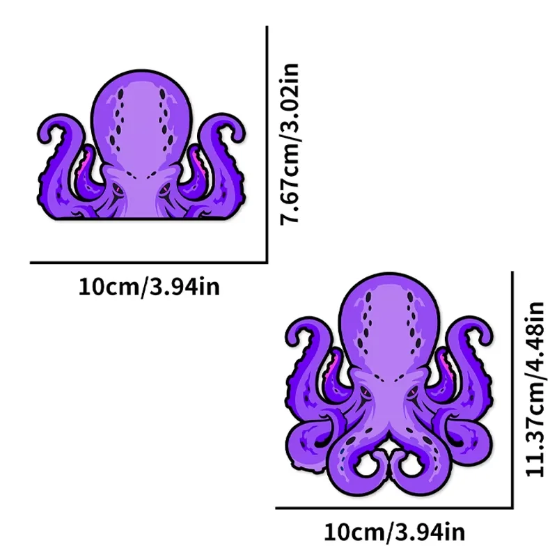 Horror Style Cthulhu Sea Monster Tentacles Scooter Stickers Waterproof DIY Motorcycle Fuel Tank Helmet Side Body Vinyl Decals