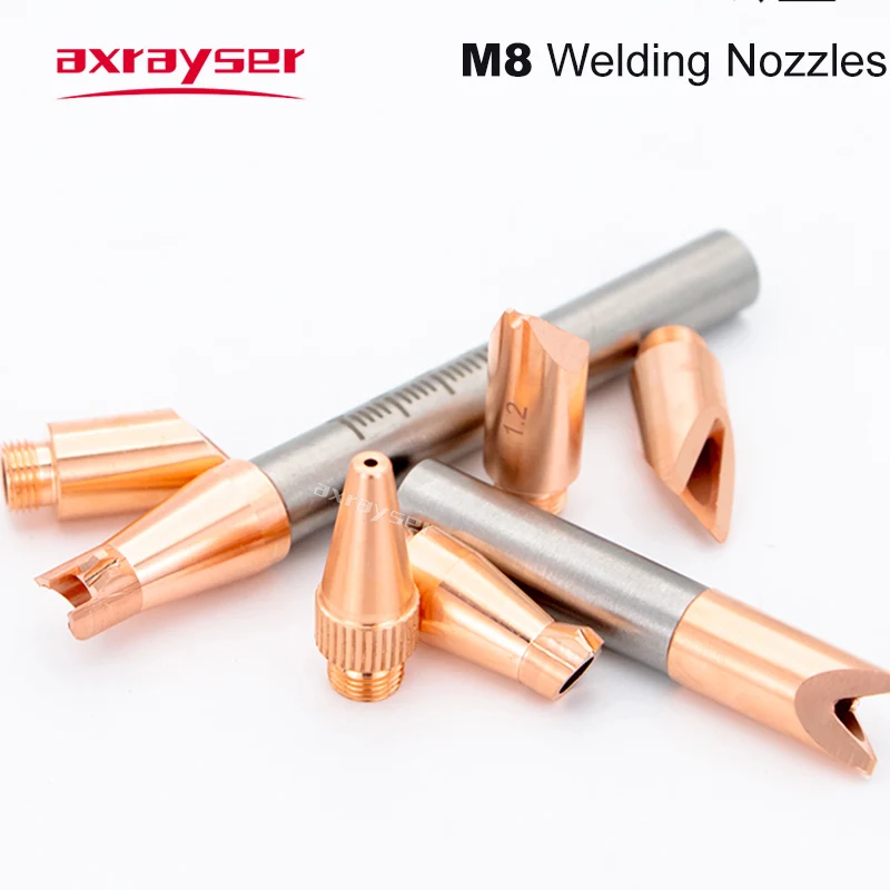 M8 Laser Welding Nozzles for Handheld Gun Head TypeA-E with Wire Feed Laser Welding ND18 Machine Axrayser