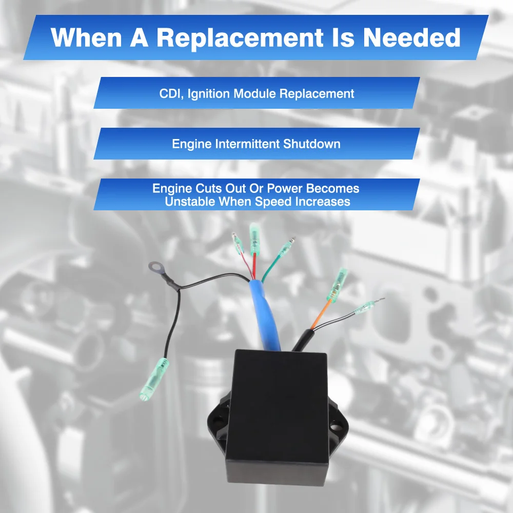 

For Suzuki 40HP DT40 Outboard Engines(DT40C-W-G-X) 1986-1999 Ignition CDI Module Box 32900-94461 32900-94460 32900-94470
