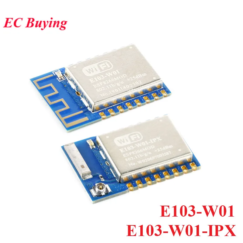 ESP8266EX 2,4G WiFi IoT Макетная плата Последовательный порт UART Беспроводной приемопередатчик Дистанционный модуль Daleki zasięg E103-W01 E103-W01-IPX