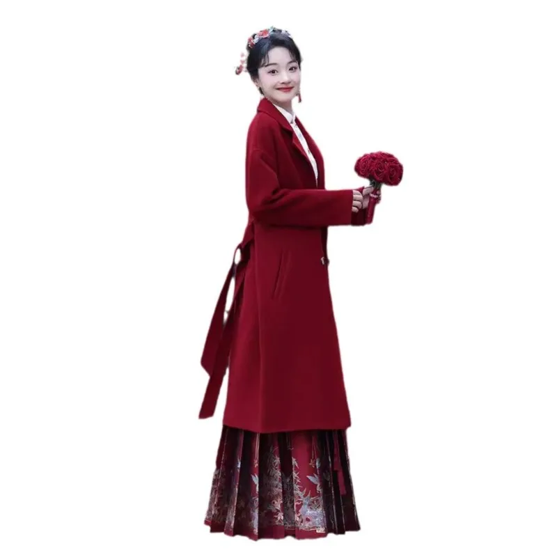 معطف صوف محمص للارتداء اليومي #5