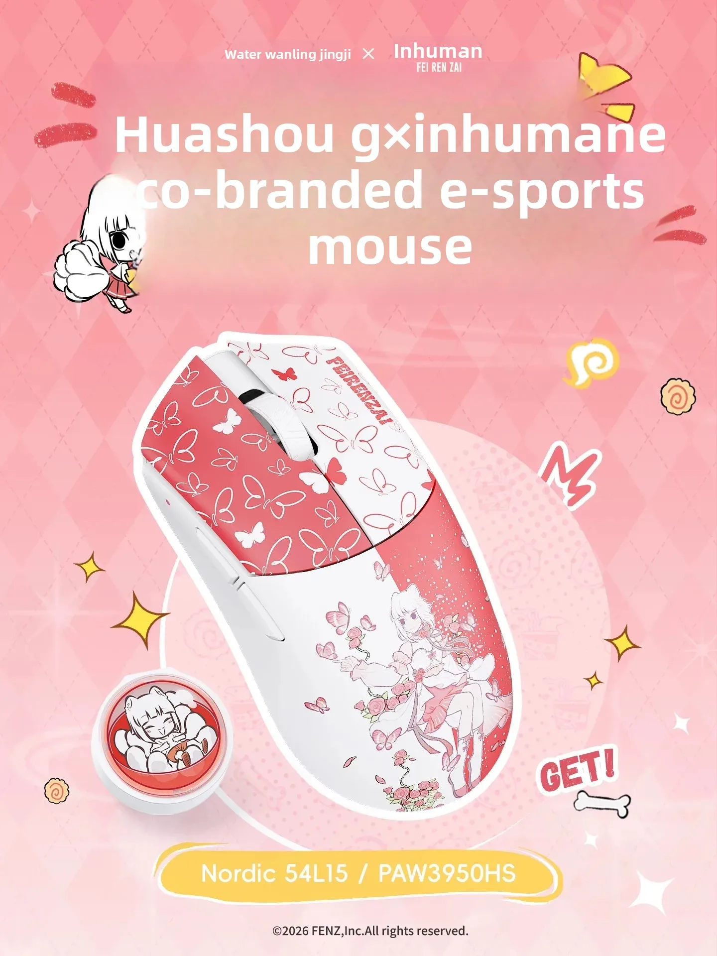 WLMOUSE Beast G 8K Gaming Mouse Light Weight Dual Mode PAW3950HS Nordic54L15 E-sports Mouse Long Battery Life Wireless Mice Gift