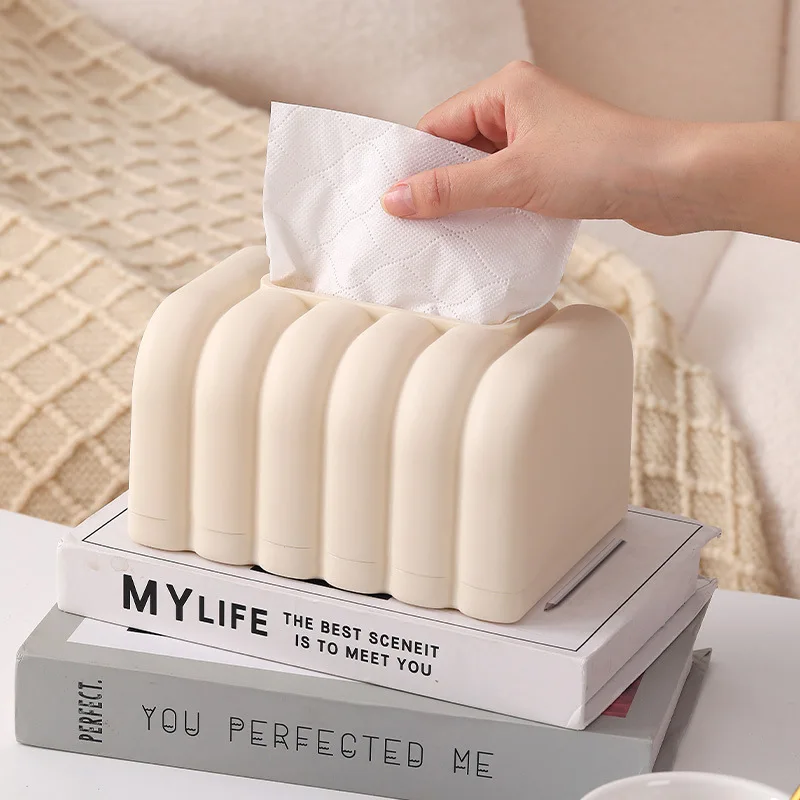 

Tissue Box Internet Celebrity Light Luxury Style Tissue Holder Home Living Room Tissue Box Roll Paper Tube Box Napkin S