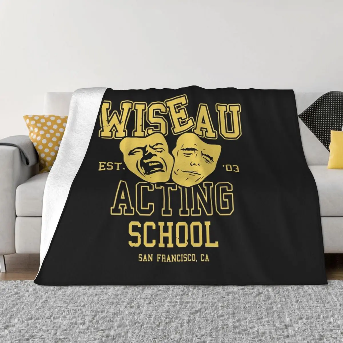 Wiseau Acting School Throw Blanket Thermal Polar Thermals For Travel Decorative Beds Blankets