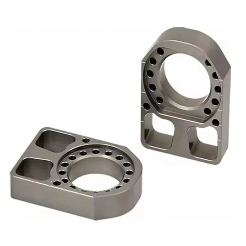 Custom Titanium Alloy Machining Parts CNC Milling Precision Fabrication for Robotics Automation System Components