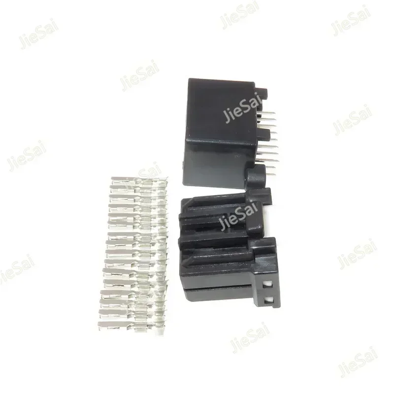 16 Pin 175966-2 Female Male Automotive Electric PCB Plug Automotive Wiring Harness Connector For Honda
