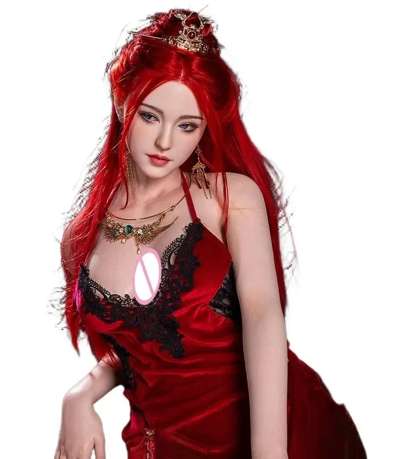 Jiunian  Adult Doll Beautiful Appearance Realistic Skin Touch Movable Limbs 2-hole Structure Durable Silicone Body Details