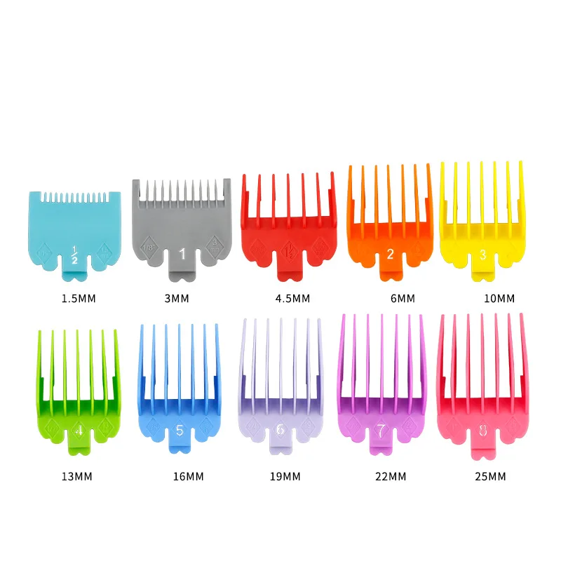 Limit Comb For Wahl Electric Clippers Professional Cutting Guide Combs 1.5mm 4.5mm Barber Shop Accessories Clipper Guards Y0510