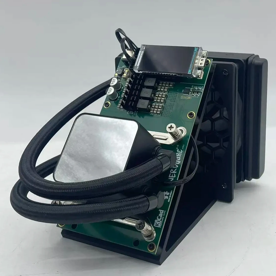 NerdQaxe++ 4.8TH/s Bitcoin Miner refrigerado a ar 4 unidades BM1370 |   2.4G WiFi Mineração Solo Eficiente SHA-256 ASIC