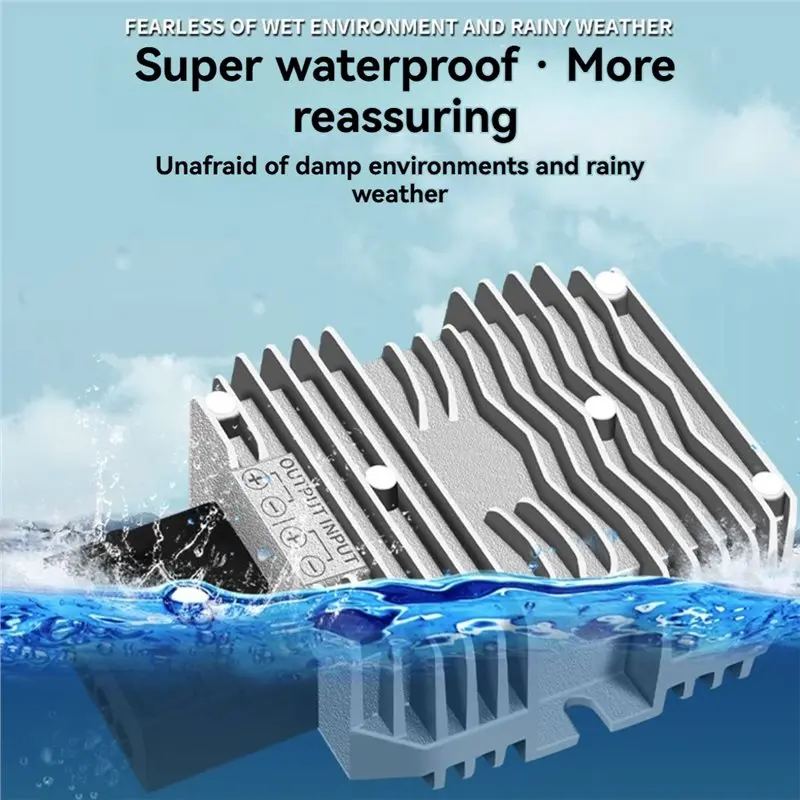 SOFT-New 8-40V To 12V 10A Buck-Boost Converter / 12V To 12V DC Voltage Regulator - Waterproof Power Module
