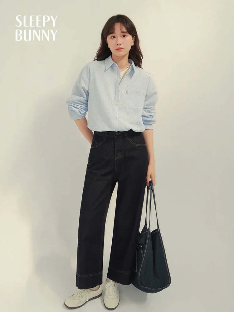 Women Vintage Plaid Loose Fit Drop Shoulder Shirt Casual Relaxed Spring Layered Button-Up Blouse Stylish Oversized Style Top