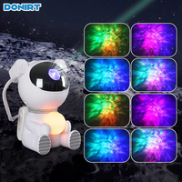Galaxy Star Astronaut Projector Starry Sky Porjectors Lamp LED Night Light Ornaments Bedroom Room Decorative for Children Gifts