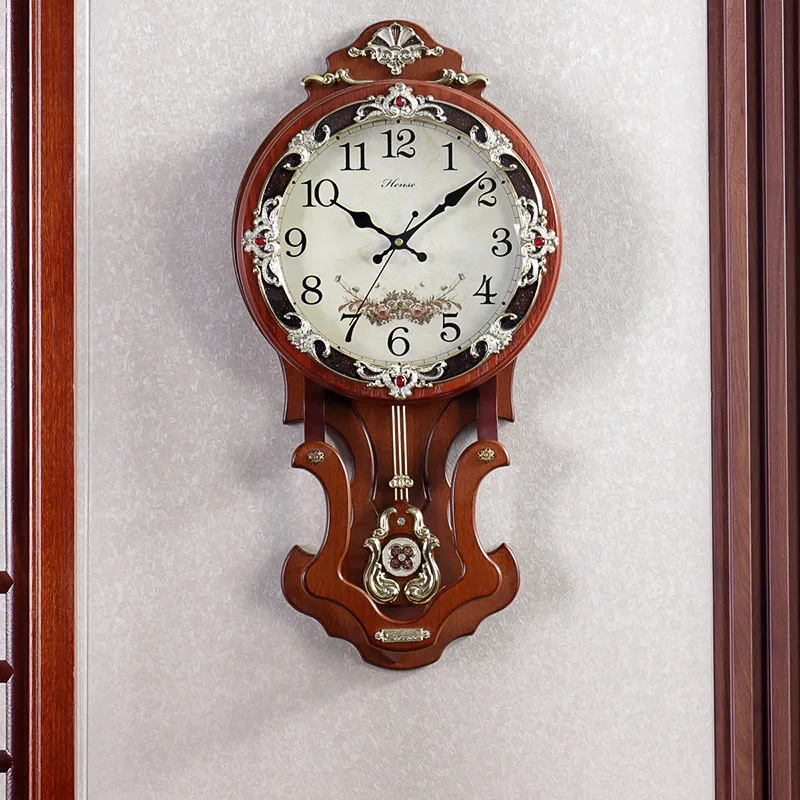 Large Silent Wall Clock Light Luxury European Style Quartz Clock Creative Aesthetic relogio de parede decorativo luxo furniture
