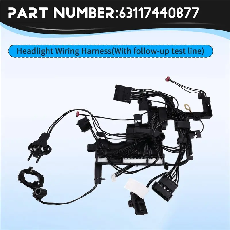 Strict Wiring Harness 63117440877 For BMW 5 Series F10 528I 535I 550I 2014- 2016 Xenon Follow-Up Test Line Headlight Right