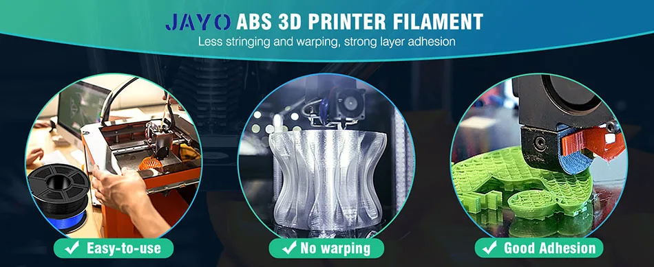 JAYO PLA/PETG/PLA Plus/ABS/PLA Matt/PLA Classic/TPU/PETGCF/ASA 3D-Drucker Filament 5 Rollen/Set 1,75MM 3D-Druckmaterialien – Detail 32