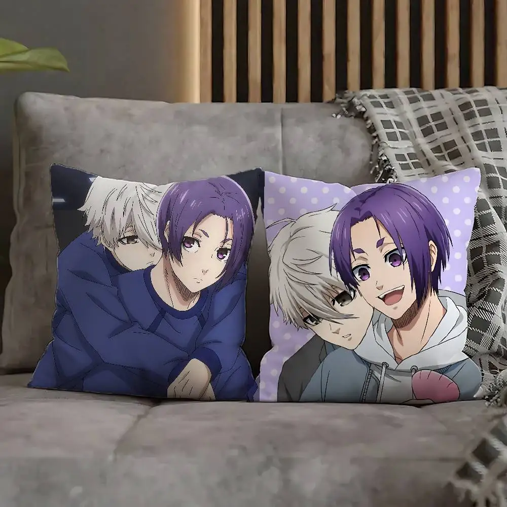 Seishiro Nagi NagiReo Throw Pillow Case For 50x50cm 40x40cm 55x55cm 45x45cm 30x30cm Square Bedroom Pillowcase Cover