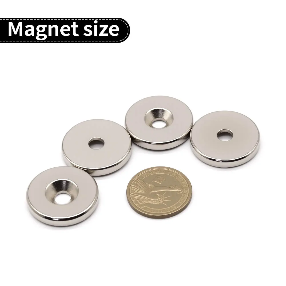 30x5-6mm Super Strong Neodymium Magnet  N35 NdfeB Permanent Magnetic imanes Round with holes Powerful Magnets Refrigerator