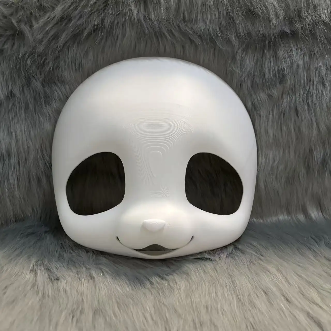 Fursuit Kemono Base Mask Short Kiss Cute Feline Set Skull 3D Printing Furry Skull DIY Anime Exhibition Accessories