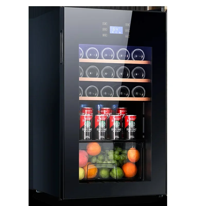 BJ-95G Weinsammelschrank, freistehender Haushalts-Weinkühler mit konstanter Temperatur, feuchtigkeitsspendender Kompressor, Kühlung, 95 l