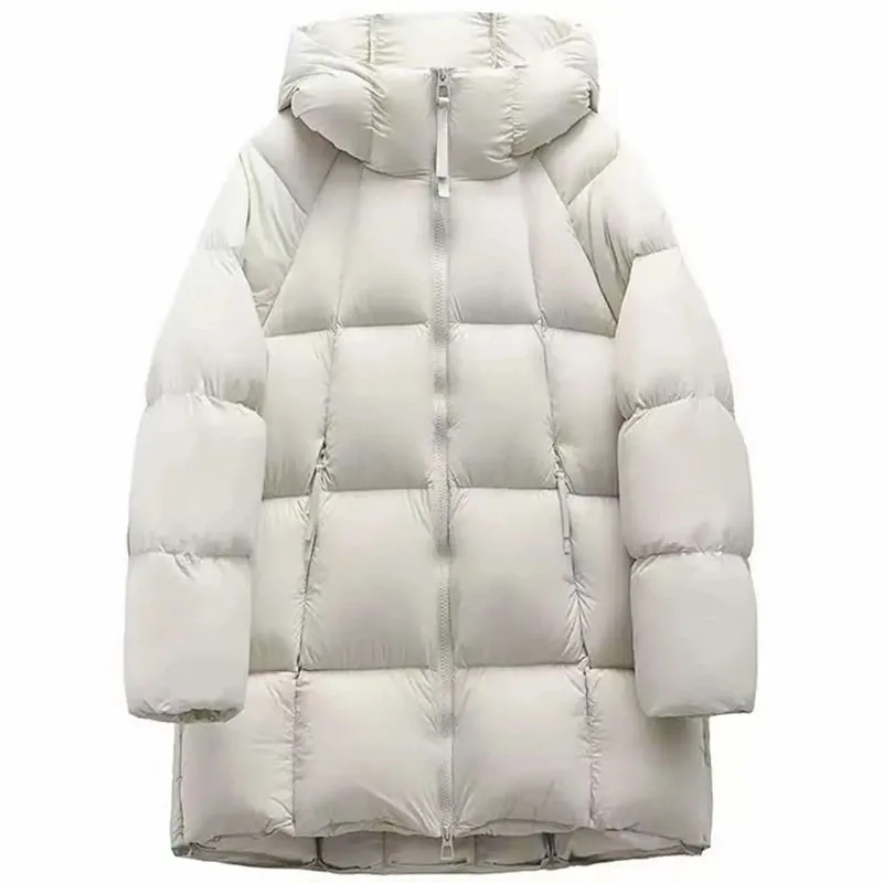 

High Quality Winter New Fashion Down Cotton Parkas Jacket Women’s Loose Korean Casual Cotton Padded Thicken Warm Ladies Overcoat