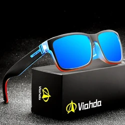 VIAHDA New Polarized Sunglasses Men Driving Sport Fishing Hiking Designer Sun Glasses Women Eyewear UV400