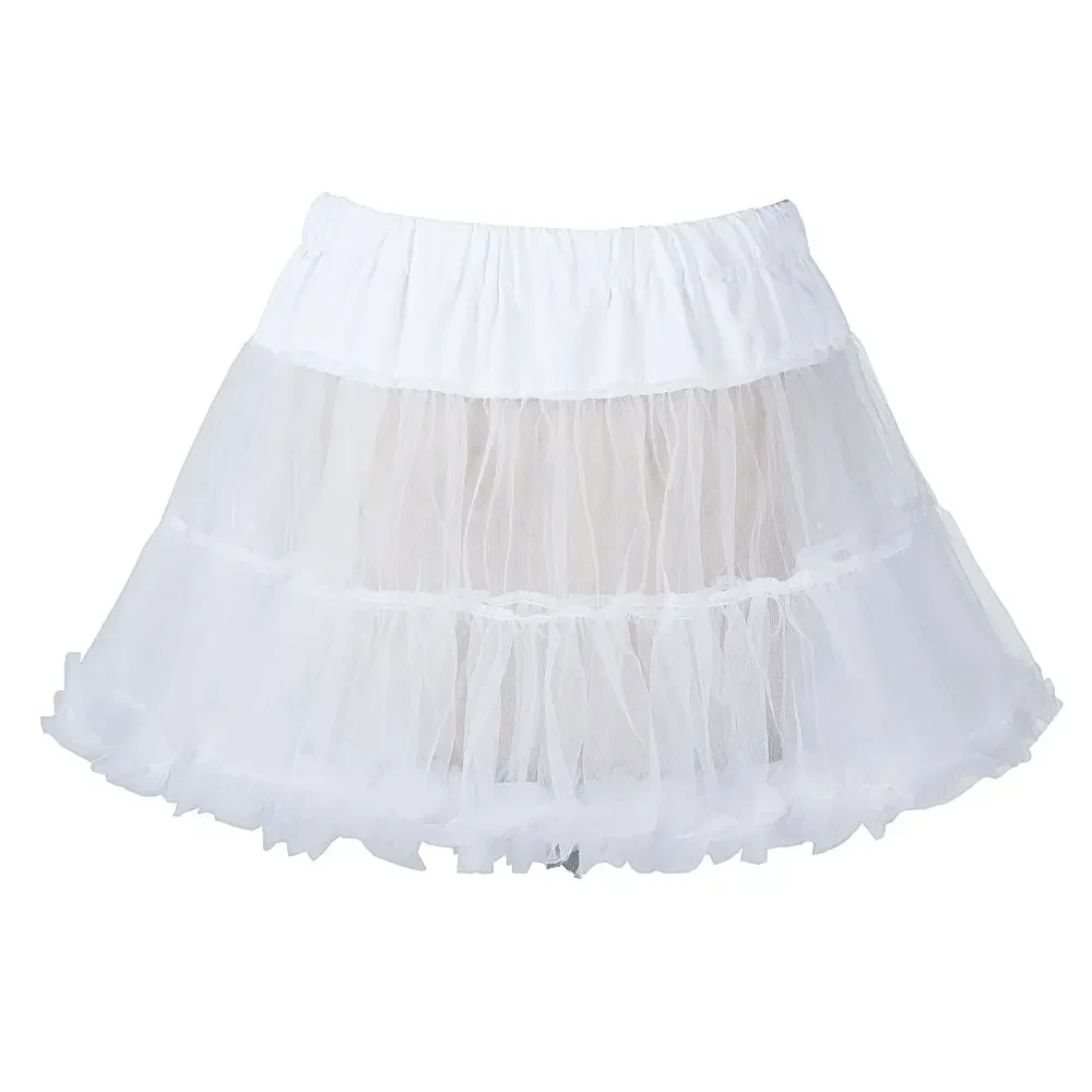 

50s Retro Underskirt Underdress Petticoat Rock Tutu White 2024