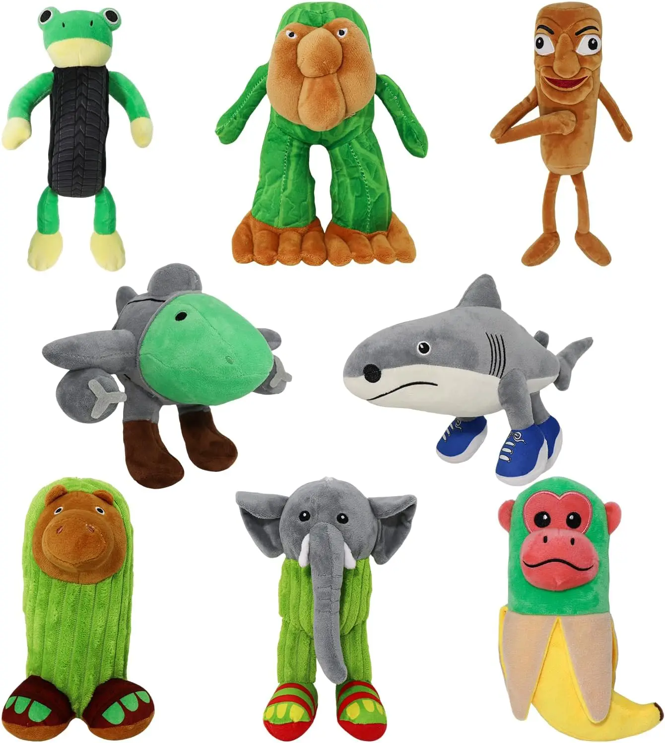 

Мягкая плюшевая игрушка 16 дюймов для детей, идеальный подарок на день рождения, Рождество, декоративная подушка-игрушка для дома (набор из 8 штук)