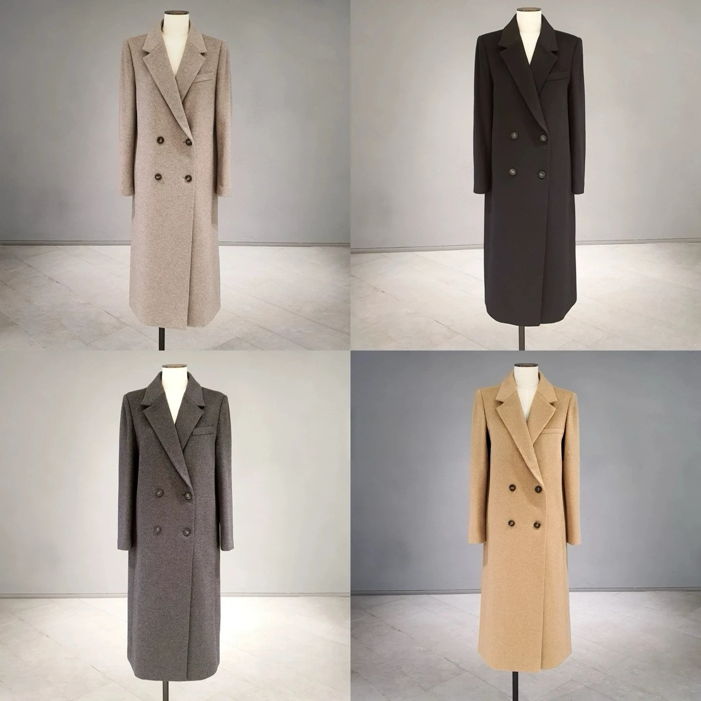 レモンチーズ MIC25 冬ファッショナブルウールコート ロングエレスーツカラー 多用途通勤アウター レディースプレミアムニットウェア