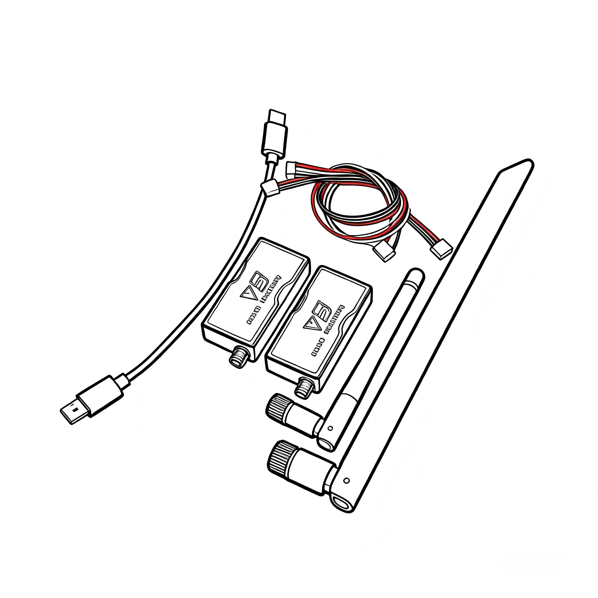 

Модуль телеметрии 3DR Radio V5 433 МГц 915 МГц 100 мВт/500 мВт для передачи данных с воздуха и наземного оборудования с кабелями OTG для APM2.8/PIXHAWK2.4.8