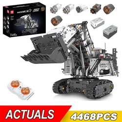 MOULD KING 17048 Technical Lieboherr R 9800 Excavator Remote Control Building Blocks APP Crawler Excavator Bricks Toys Kids Gift