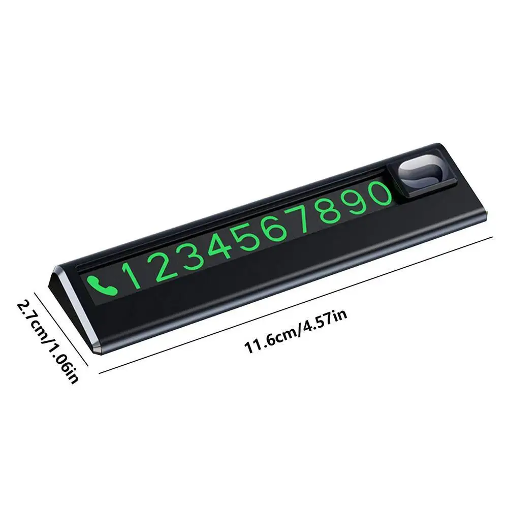 1pc Beautiful and Simple Temporary Parking Number Plate,with 5 Sets of Numbers, Economical and Practical 1pc Beautiful and Simp image 5