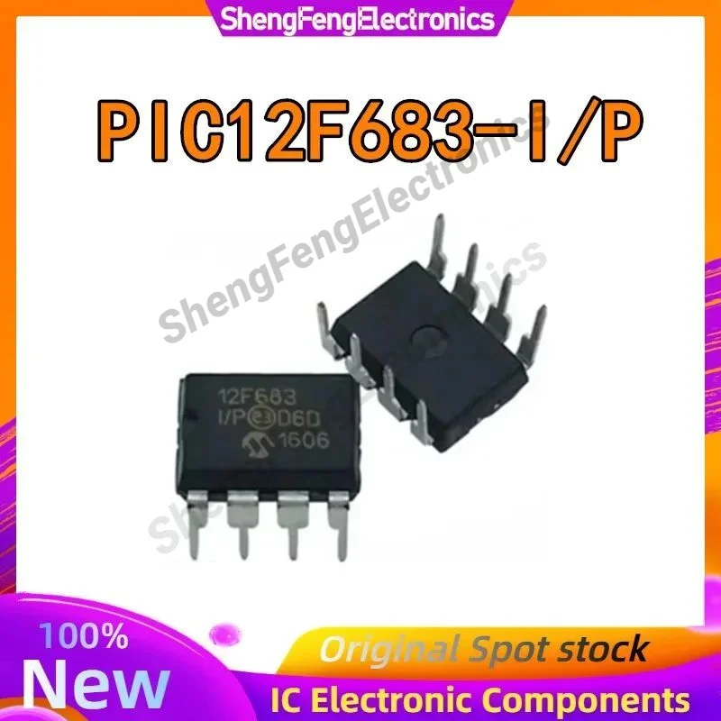 

10 шт./лот PIC12F683-I/P DIP8 PIC12F683 12F683-I/P DIP 12F683 DIP-8 Быстрая доставка точечного инвентаря