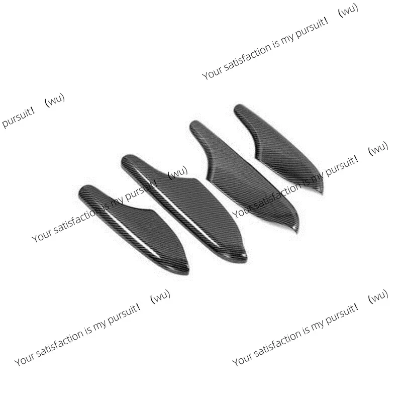 For Honda Civic 11th Gen 2022 Car Door Armrest Panel Cover Trim Door Handle Bowl Frame Cover Trim ABS Carbon Fiber Car Styling