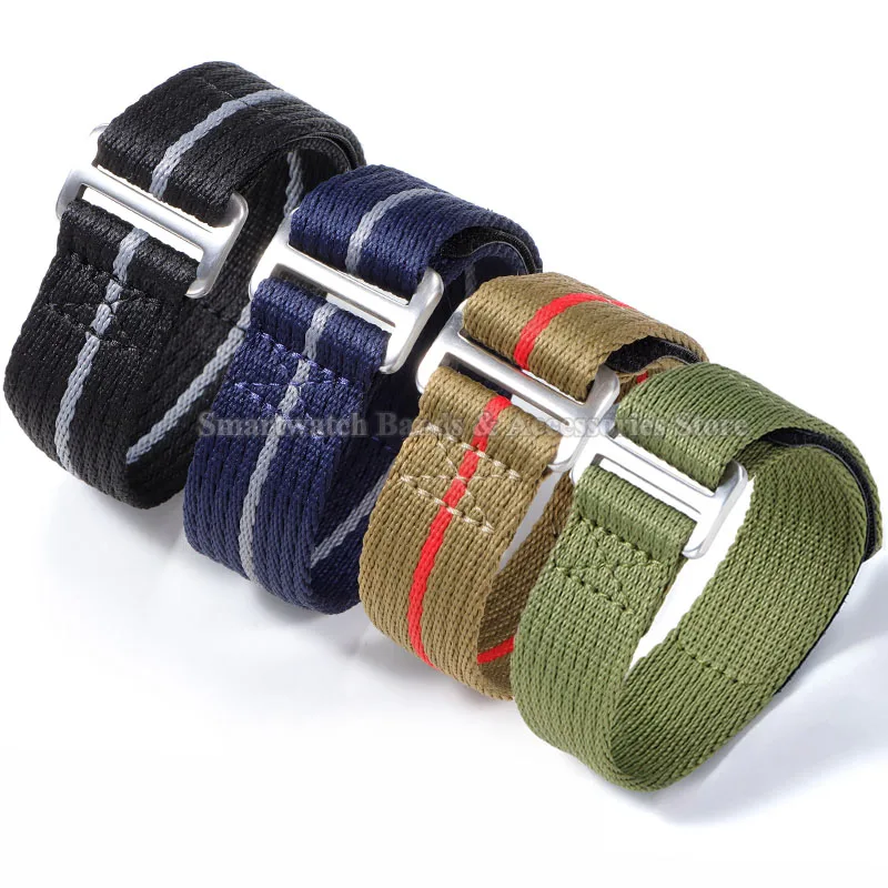 Nylon Watch Strap for Seiko 20mm 22mm Bracelet for Rolex for Tudor Military Sport Wrist Band Replacement Men Women Watch Strap