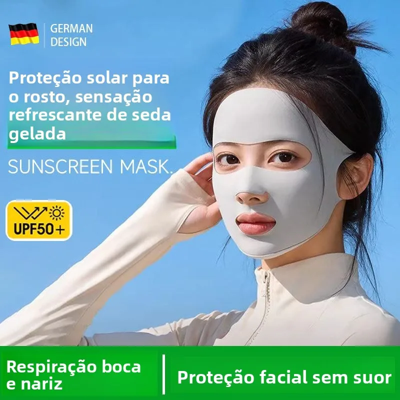 full-face-sun-protective-mask-breathable-ice-silk-sportswear-face-kini-women's-summer-protection-goggles-sl-headband