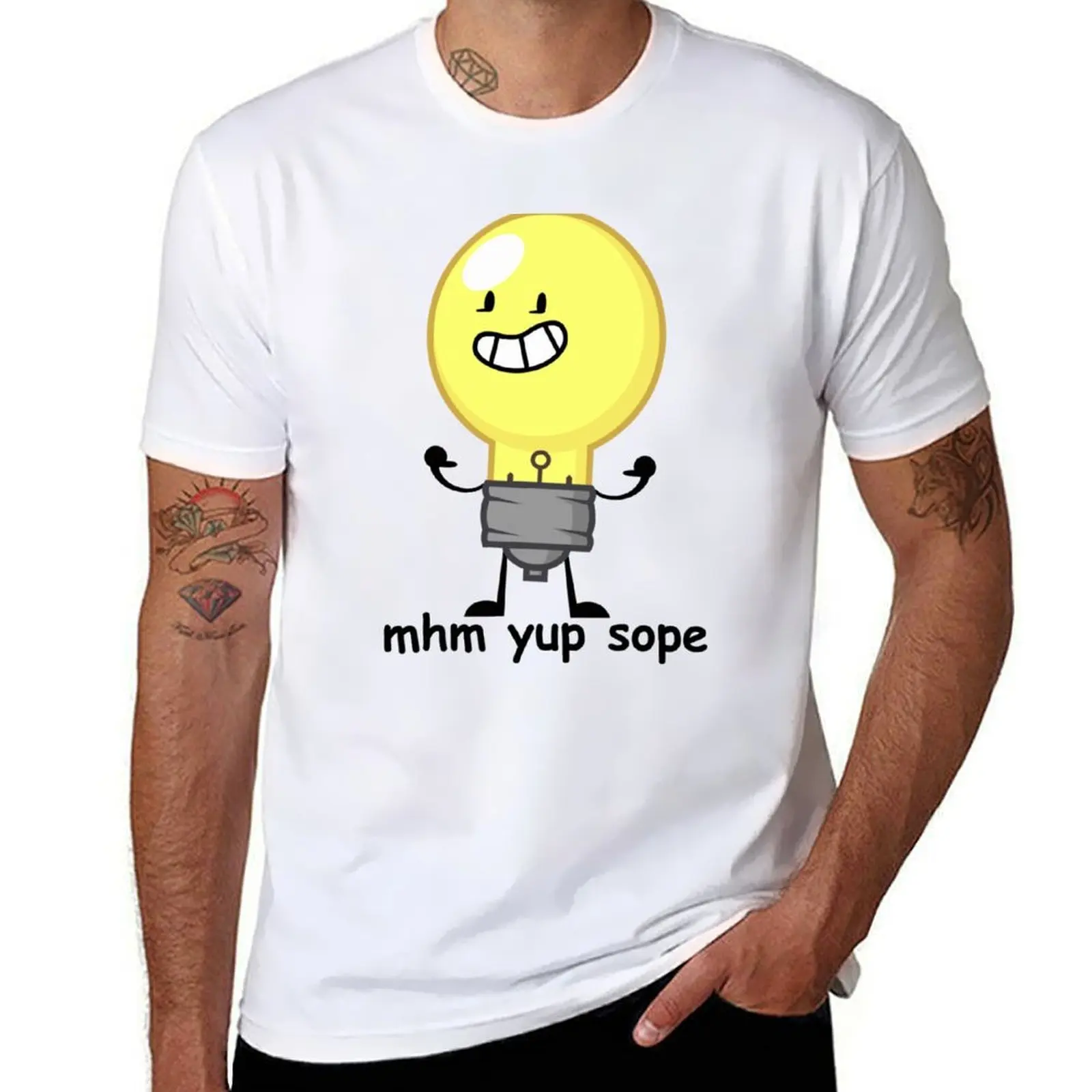 

lightbulbl sope T-Shirt t shirt custom print man t shirt heavy cotton T-Shirt
