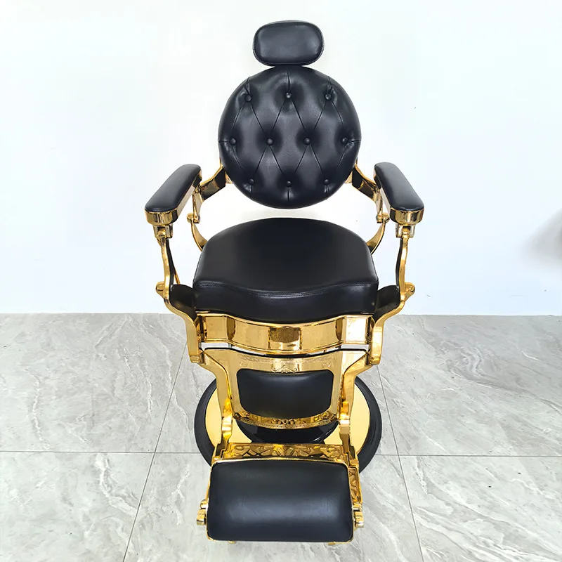 Barber chair, hair salon chair, adjustable height, for cutting and styling hair, suitable