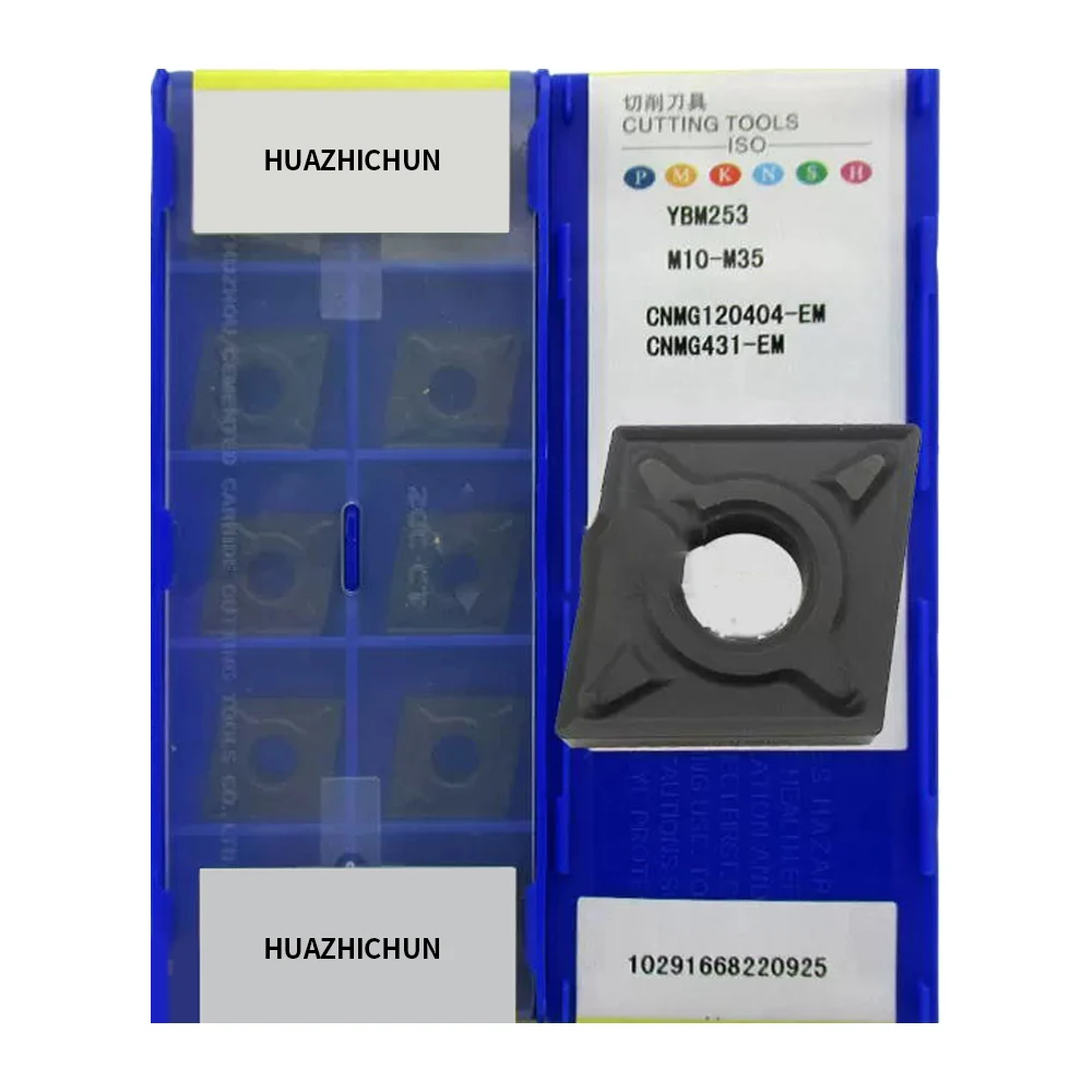 

HUAZHICHUN CNMG120404-EM YBM253 General Turning Inserts