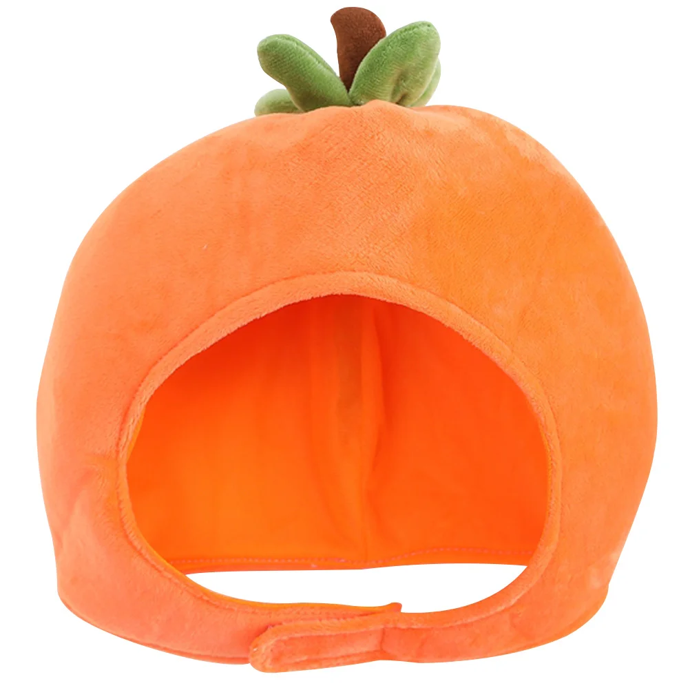 

Persimmon Headgear Hat Performance Prop Funny Party Costume Hats Adults Cartoon Charming Plush Shape Headwear Carnival