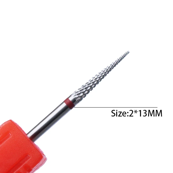 1pc Hartmetall Wolfram Nagel Bohrer Drehen Grat Fräsen Nagel Cutter Bits Bohrmaschine Maschine Für Maniküre Pediküre Werkzeuge