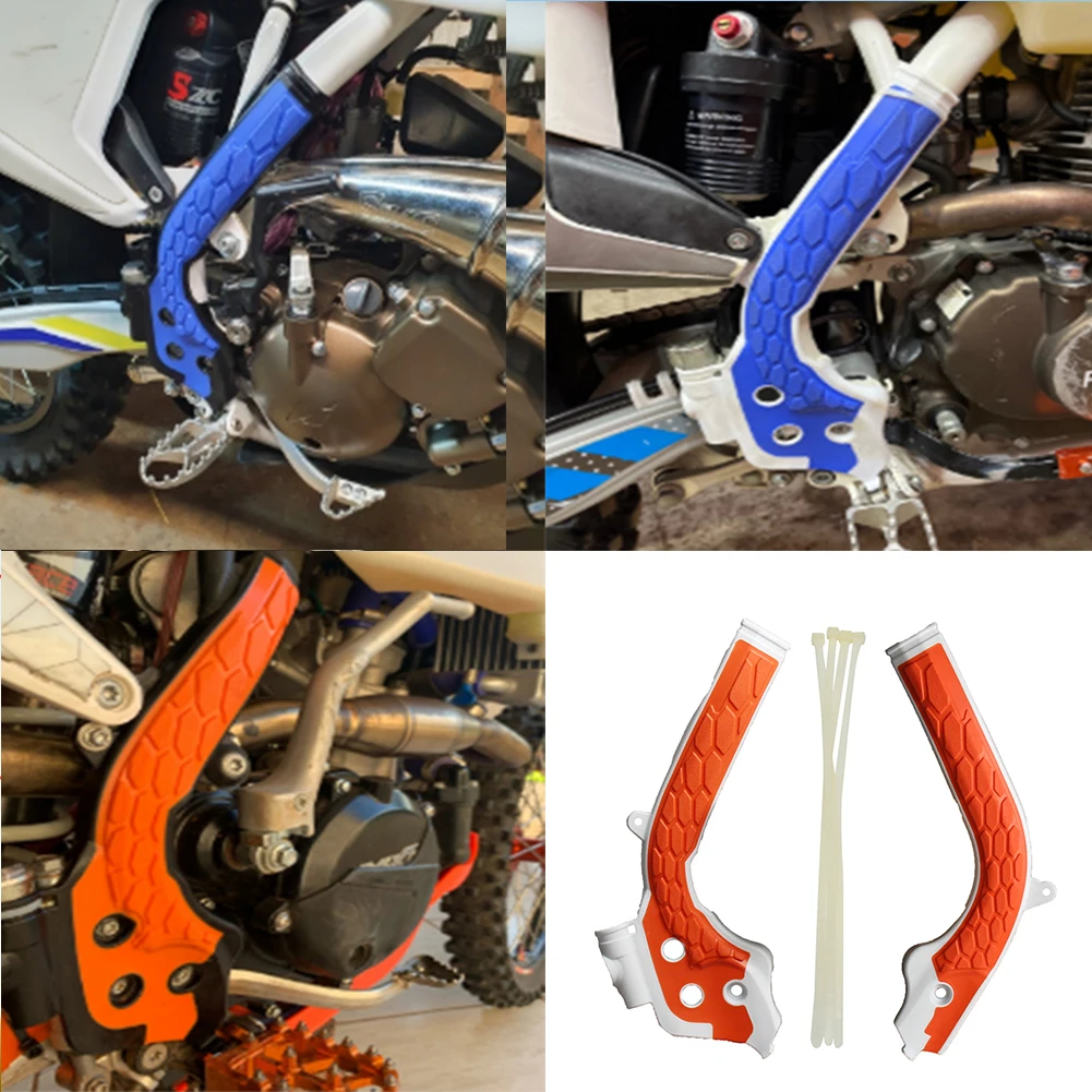 NOBIMOTO-X-Grip Frame Guard Protection Cover For KTM SX SXF EXC EXC-F 125 250 300 350 450 For Husqvarn FC FE TE125-450 2016-2018