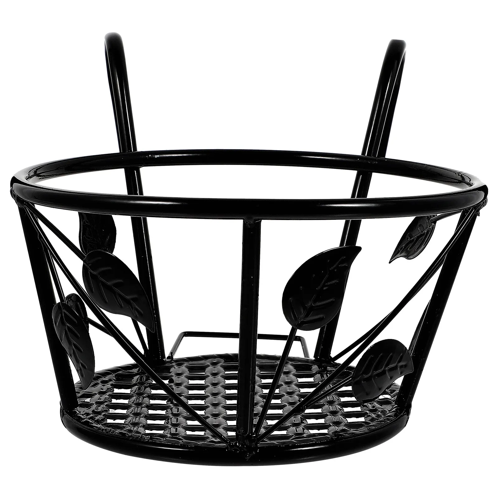 1Pcs Rustic European Style Flowerpot Fence Rack Iron Plant Pot Holder with Simple Structure for Garden Balcony Indoor Outdoor