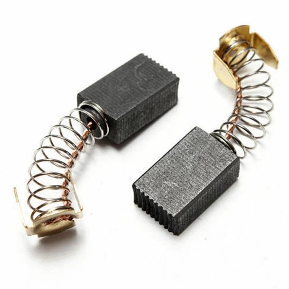 10 Pack of Carbon Brushes 15mm x 10mm x 6mm for Power Tools Essential Replacement for Electric Drill and Grinder