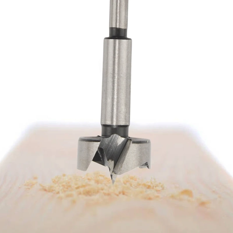 Forstner 드릴 비트 세트, 목공 구멍 톱 드릴링 절단 도구 키트, 목공, 가구, 문짝 경첩, 15 개, 10mm-50mm