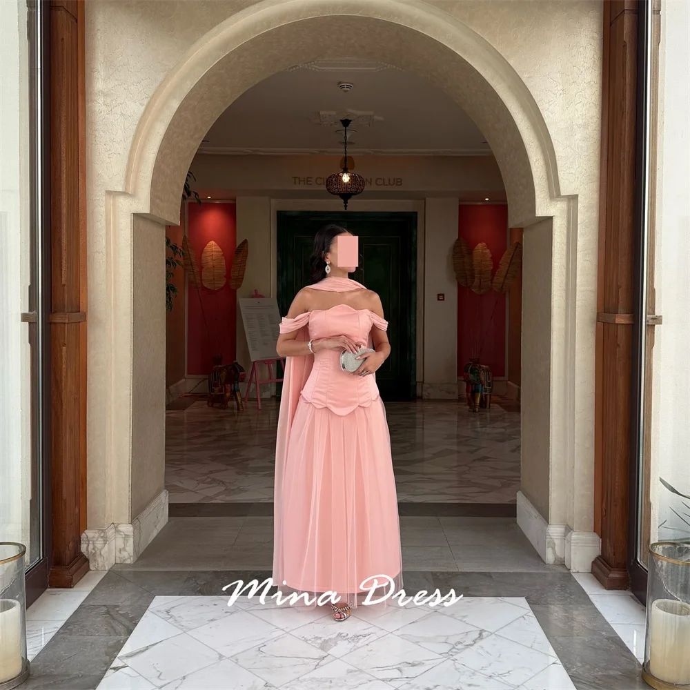 

Mina Customized Tube Top Luxury Women Evening Dress Sleeveless Backless Luxurious Women's Evening Dresses for Formal Occasions