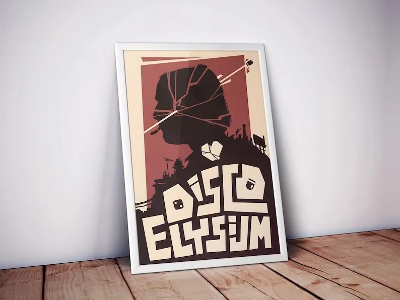 Hot Video Game Disco Elysium Characters Landscape Poster Canvas Painting Wall Art Pictures for Gamer Room Home Decor Gift