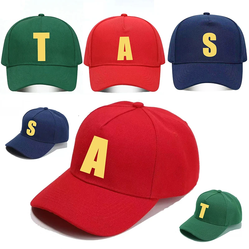 Gorra de béisbol ajustable roja de Alvin y los Chipmunks, unisex, promoción de la película, diseño gráfico de animación geek, gorras para el sol para hombre y mujer