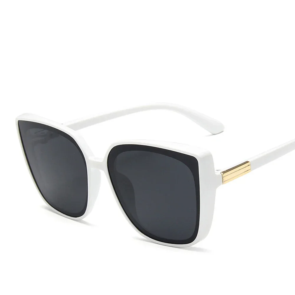 XaYbZc Cateye Designer Sunglasses Women 2025 High Quality Retro Sunglasses Women Square Glasses Women/Men Luxury Oculos De Sol