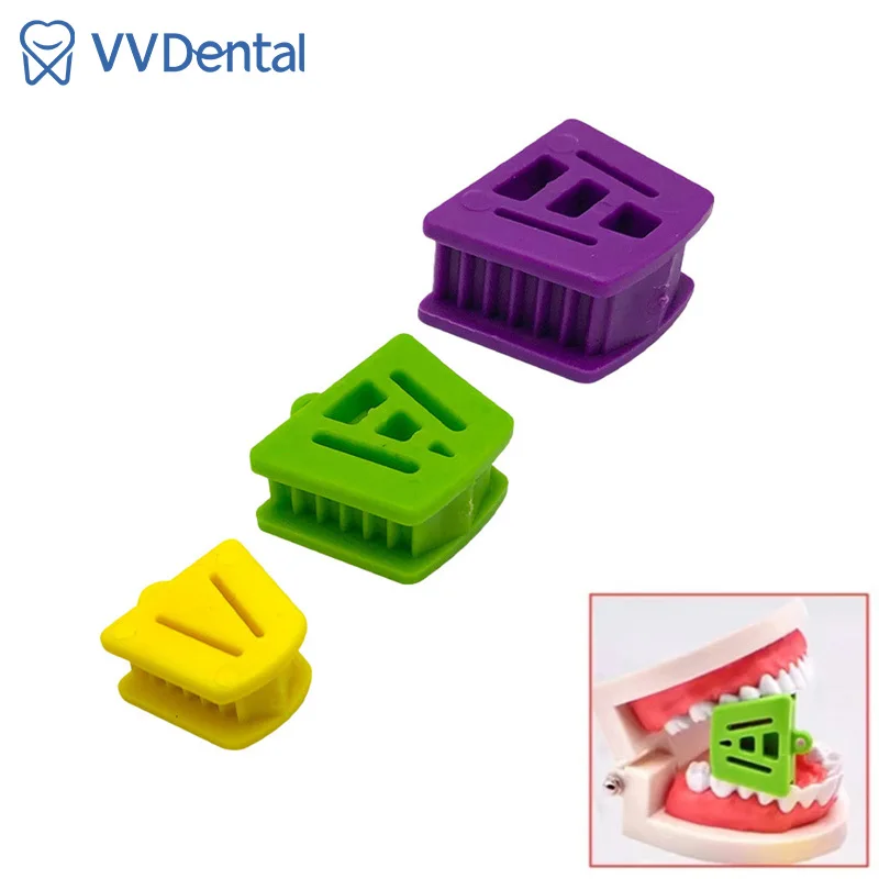 3 Pcs/Set Size S/M/L Dental Mouth Opener Occlusal Pad Teeth Prop Bite Rubber Retractor Latex