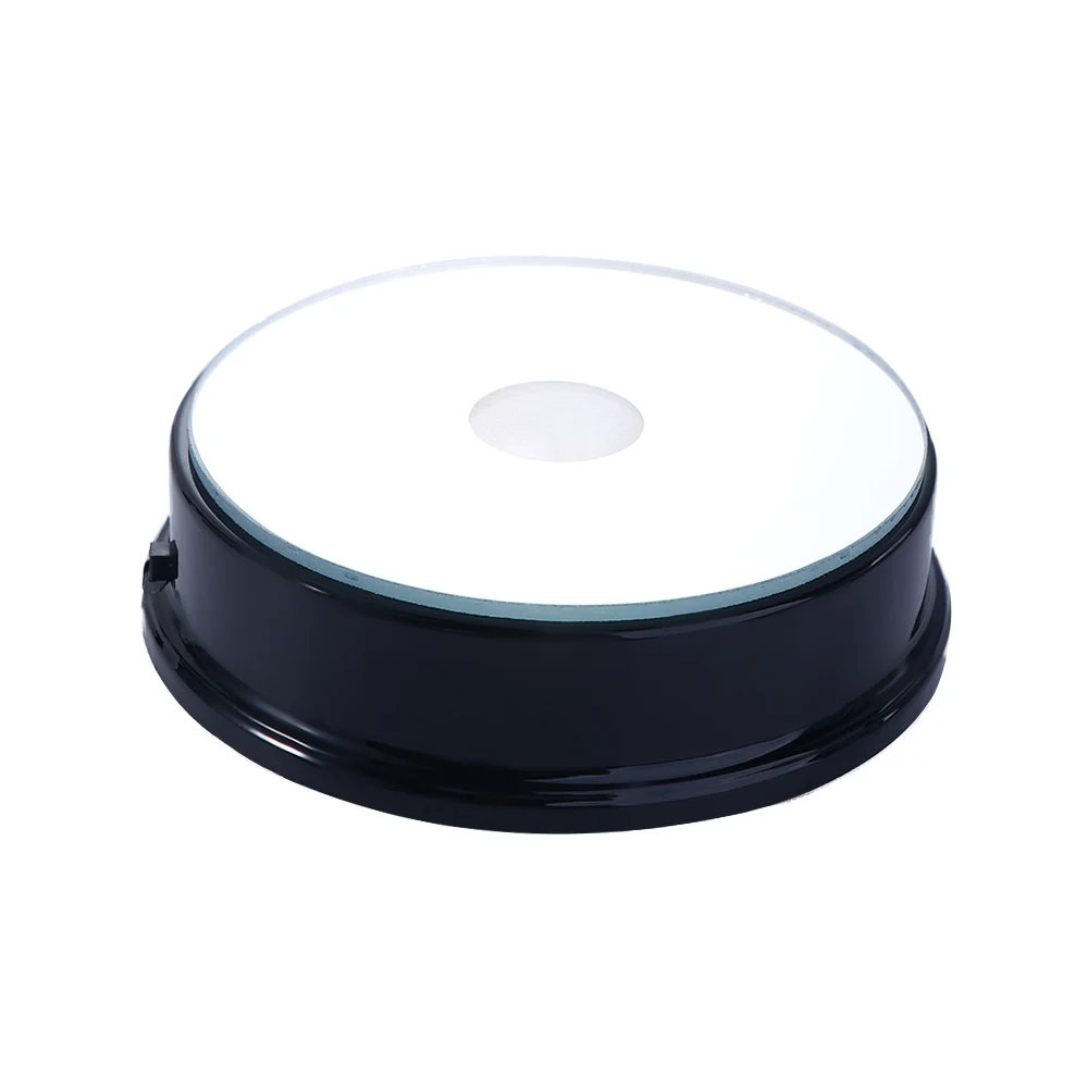 Creative 1 pcs Photography Props Black Colorful Gift Showing Luminous Base LED Ornament Display Stand Crystal Light Base